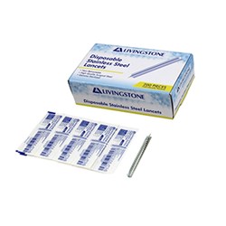 LIVINGSTONE Blood lancet - disposable 3 7mm